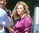 Reese Witherspoon, enceinte, sur le tournage de Devil's knot, à Atlanta, le 25 juin 2012