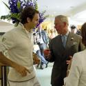 Prince Charles - Wimbledon 42 ans après: révérence de Federer et sourire de Miss