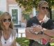 Elsa Pataky, Chris Hemsworth et leur petite India Rose, 2 mois, à Madrid, le mercredi 4 juillet 2012.