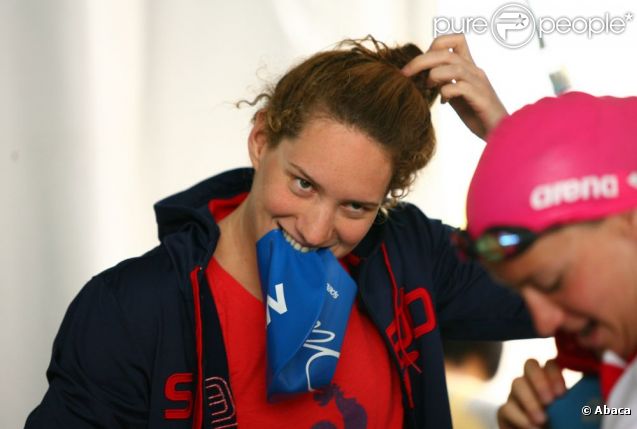 Camille Muffat, grand espoir de médaille olympique, le 7 juin 2012 à Canet-en-Roussillon