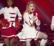 Madonna, en concert en juillet 2012 en Angleterre.