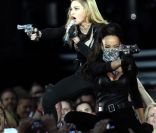 Madonna, en concert en juillet 2012 en Angleterre.