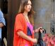 Jessica Alba et son mari Cash Warren se rendent au marché aux puces avec leurs deux filles Honor et Haven. New York, le 28 juillet 2012.