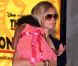 Heidi Klum emmène ses enfants voir Le Roi Lion à Broadway. New York, le 28 juillet 2012.