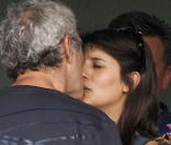 Estelle Denis et Raymond Domenech