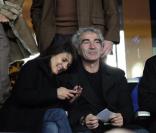 Estelle Denis et Raymond Domenech