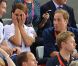  Kate Middleton et le prince William ont intensément suivi jeudi 2 août 2012 au vélodrome de Stratford la finale de la vitesse sur piste des Jeux olympiques, assistant au triomphe du trio britannique Philip Hindes-Chris Hoy-Jason Kenny. 