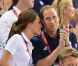Très complices, Kate Middleton et le prince William ont vibré jeudi 2 août 2012 au vélodrome de Stratford pour la médaille d'or du trio britannique Philip Hindes-Chris Hoy-Jason Kenny, champions de la vitesse sur piste aux Jeux olympiques.
