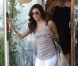 Eva Longoria, tout sourire dans les rues de Los Angeles à la sortie de son salon de coiffure le 2 août 2012