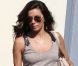 Eva Longoria, tout sourire dans les rues de Los Angeles à la sortie de son salon de coiffure le 2 août 2012