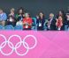 Kate Middleton le 4 août 2012 lors des JO de Londres, devant le match de hockey Grande-Bretagne - Pakistan.