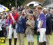 Les princes William et Harry disputaient le 5 août 2012 un match de polo caritatif au profit de trois associations qu'ils soutiennent, lors du Jerudong Trophy, dans les Costwolds.