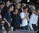 Kate Middleton, le prince William et le prince Harry ont exulté le 5 août 2012 au stade olympique lors du sacre d'Usain Bolt aux JO de Londres, vainqueur du 100m en 9"63.