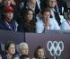 Kate Middleton, le prince William et le prince Harry ont exulté le 5 août 2012 au stade olympique lors du sacre d'Usain Bolt aux JO de Londres, vainqueur du 100m en 9"63.