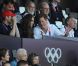 Kate Middleton, le prince William et le prince Harry ont exulté le 5 août 2012 au stade olympique lors du sacre d'Usain Bolt aux JO de Londres, vainqueur du 100m en 9"63.