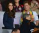 Kate Middleton, le prince William et le prince Harry ont exulté le 5 août 2012 au stade olympique lors du sacre d'Usain Bolt aux JO de Londres, vainqueur du 100m en 9"63.