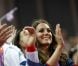 Kate Middleton lors des finales de gymnastique du 5 août 2012 aux Jeux olympiques de Londres, à la Greenwich Arena.