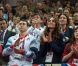 Kate Middleton lors des finales de gymnastique du 5 août 2012 aux Jeux olympiques de Londres, à la Greenwich Arena.