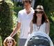 Alyson Hannigan, son mari Alexis Denisof, leur petite fille Satyana et la dernière Keeva profitent d'un dimanche ensoleillé dans les rues de Brentwood le 5 août 2012