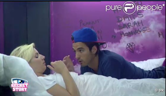 Thomas et Nadège dans la quotidienne de Secret Story 6 du mardi 7 août 2012 sur TF1
