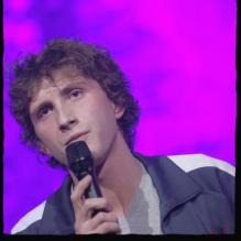 Baptiste Lecaplain en janvier 2010 au Comedy Club