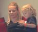 Helena Seger, la compagne de Zlatan Ibrahimovic, et leurs deux fils Maximilian et Vincent étaient présents le 11 août 2012 au Parc des Princes pour voir les débuts du géant suédois sous les couleurs du Paris Saint-Germain, auteur d'un doublé face à Lorient.