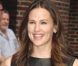 Jennifer Garner arrive sur le plateau du Late Show à New York, le 14 août 2012