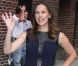 Jennifer Garner arrive sur le plateau du Late Show à New York, le 14 août 2012