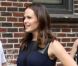 Jennifer Garner arrive sur le plateau du Late Show à New York, le 14 août 2012