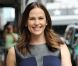 Jennifer Garner arrive sur le plateau du Late Show à New York, le 14 août 2012