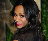 Zoe Saldana en février 2012.