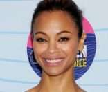 Zoe Saldana en juillet 2012.