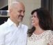 L'actrice Valerie Bertinelli et son mari Tom Vitale sur le Walk of Fame à Los Angeles, le 22 août 2012.