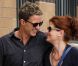 Debra Messing et son compagnon Will Chase dans les rues de New York, le 19 août 2012.