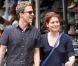 Debra Messing et son compagnon Will Chase dans les rues de New York, le 19 août 2012.