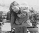Jane Birkin et sa fille Charlotte en 1972 à Nice.