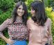 Leïla Bekhti et Géraldine Nakache lors du photocall de  Nous York  au Festival d'Angoulême, le 25 août 2012.
