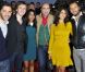 Leïla Bekhti et Géraldine Nakache entourées de Hervé Mimran, Nader Boussandel, Baptiste Lecaplain et Manu Payet, à l'avant-première de  Nous York  au Festival d'Angoulême, le 25 août 2012.