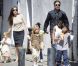 Angelina Jolie et Brad Pitt avec leurs enfants  Maddox, Pax, Zahara, Shiloh, Knox et Vivienne en mars 2011. 