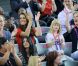 Kate Middleton et le prince William avec Sophie de Wessex et sa fille Lady Louise au vélodrome de Londres le 30 août 2012 au premier jour des Jeux paralympiques.