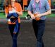 Kate Middleton et le prince William à la sortie du vélodrome de Londres le 30 août 2012 au premier jour des Jeux paralympiques.