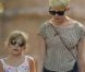 Michelle Williams et sa fille Matilda, sept ans, en promenade au Bronx Zoo à New York. Le 31 août 2012.