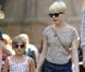 Michelle Williams et sa fille Matilda, sept ans, en promenade au Bronx Zoo à New York. Le 31 août 2012.