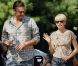 Jason Segel, Michelle Williams sa fille Matilda visitent le Bronz Zoo. New York, le 31 août 2012.