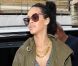 Rihanna à la gare de King Cross San Pancras, quitte Londres pour rejoindre Paris par l'Eurostar. Le 1er septembre 2012.