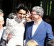 Mariage de Farida Khelfa et Henri Seydoux à la mairie du 17arrondissement de Paris, le 1er septembre 2012.