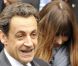 Nicolas Sarkozy et Carla Bruni-Sarkozy à Paris le 6 mai 2012.