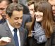 Nicolas Sarkozy et Carla Bruni-Sarkozy à Paris le 6 mai 2012.