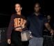 Rihanna sort du studio d'enregistrement à Londres le 8 septembre 2012