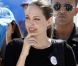 L'actrice Angelina Jolie est allée visiter un camp de Mafraq, en Jordanie. Le 11 septembre 2012. 